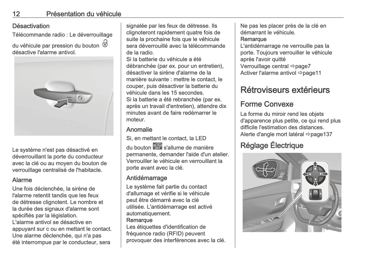 2025-2026 Opel Frontera Owner's Manual | French