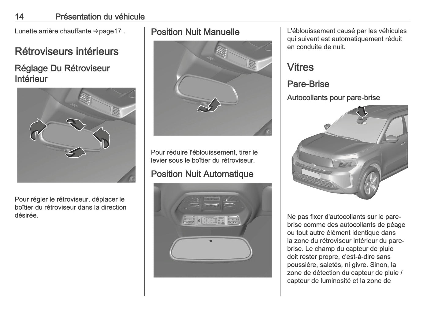 2025-2026 Opel Frontera Owner's Manual | French
