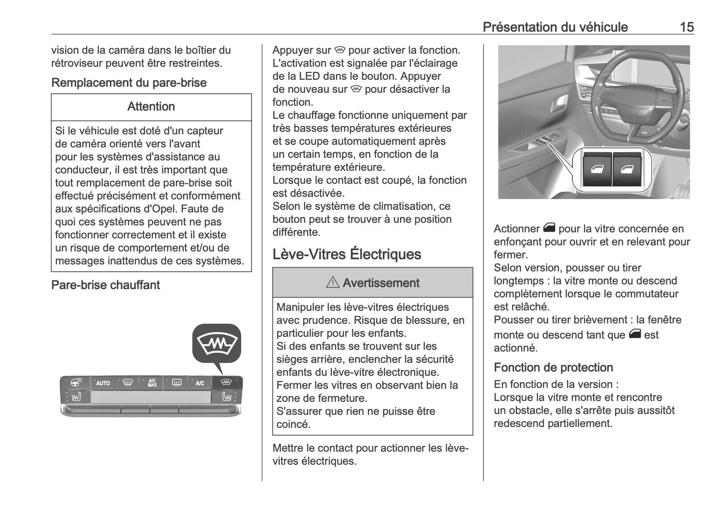 2025-2026 Opel Frontera Owner's Manual | French