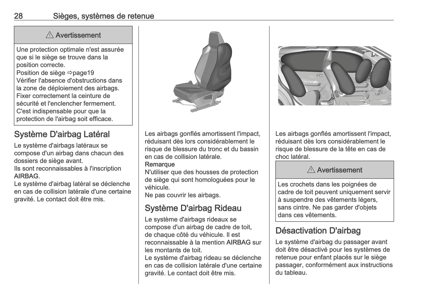 2025-2026 Opel Frontera Owner's Manual | French