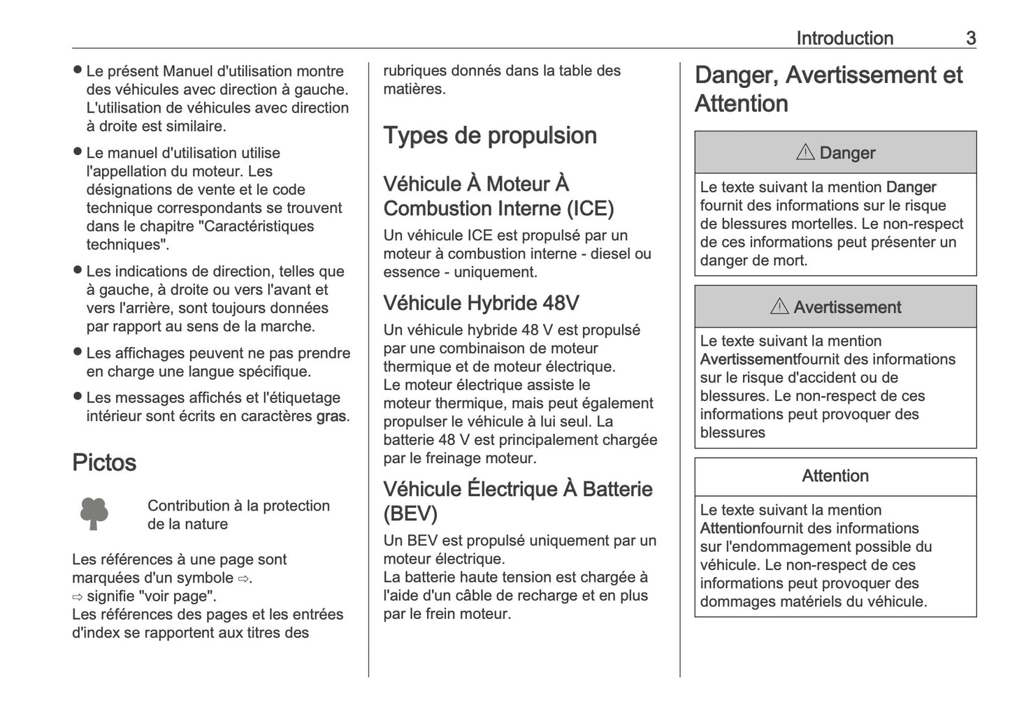 2025-2026 Opel Frontera Owner's Manual | French