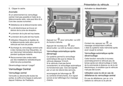 2025-2026 Opel Frontera Owner's Manual | French
