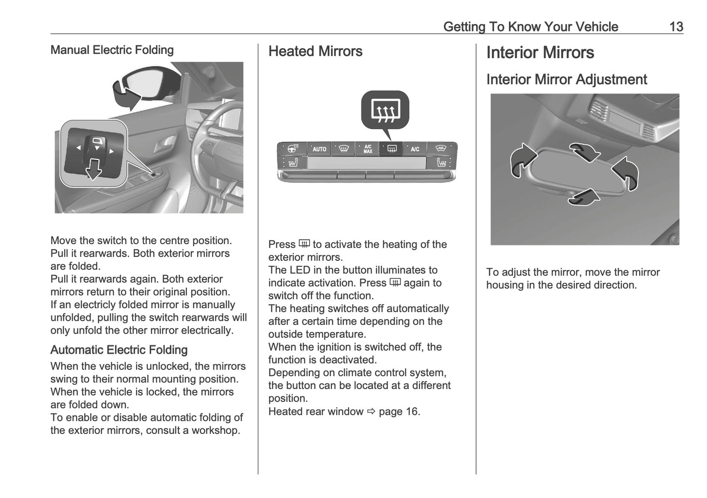 2025-2026 Opel Frontera Owner's Manual | English