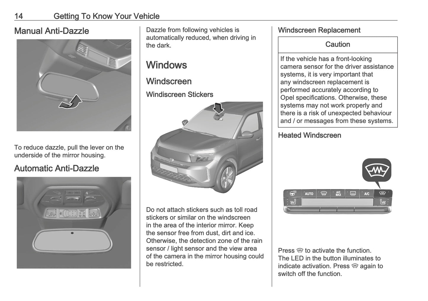 2025-2026 Opel Frontera Owner's Manual | English