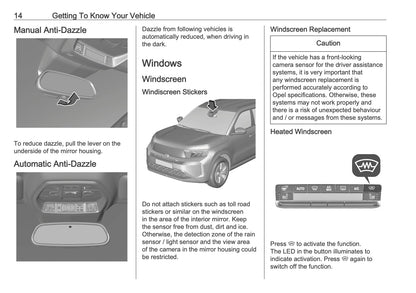 2025-2026 Opel Frontera Owner's Manual | English