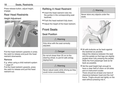 2025-2026 Opel Frontera Owner's Manual | English