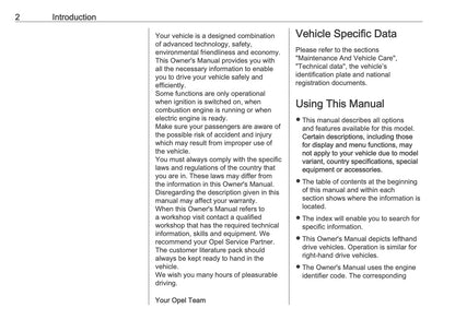 2025-2026 Opel Frontera Owner's Manual | English