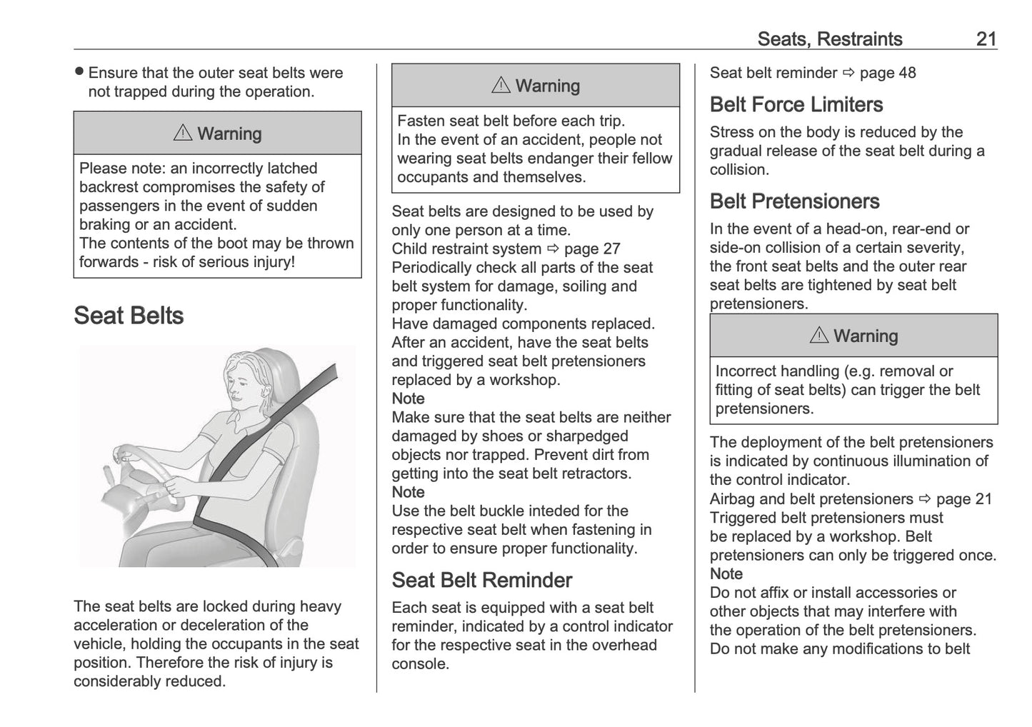 2025-2026 Opel Frontera Owner's Manual | English