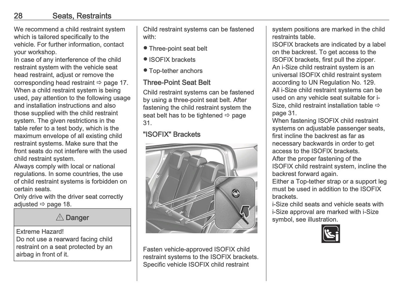 2025-2026 Opel Frontera Owner's Manual | English
