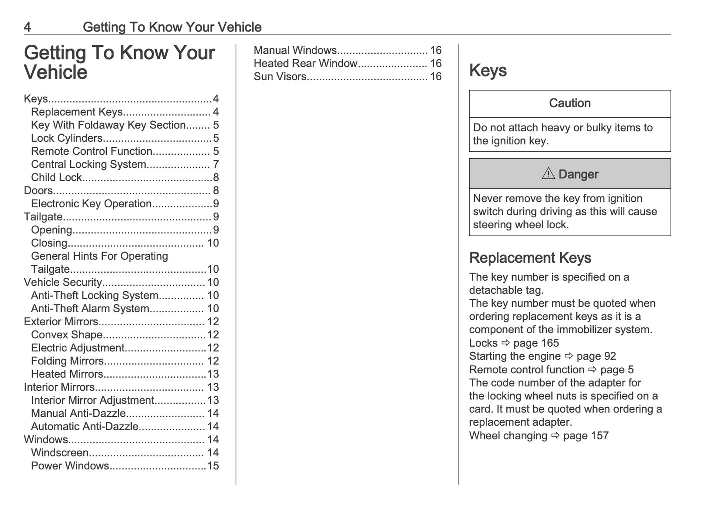 2025-2026 Opel Frontera Owner's Manual | English