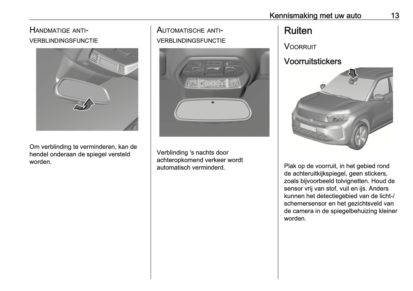 2024-2025 Opel Frontera Owner's Manual | Dutch