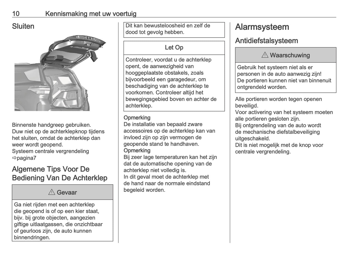 2025-2026 Opel Frontera Owner's Manual | Dutch