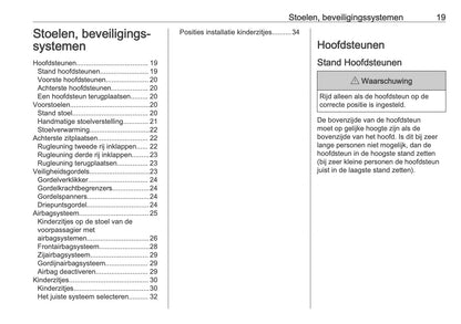2025-2026 Opel Frontera Owner's Manual | Dutch