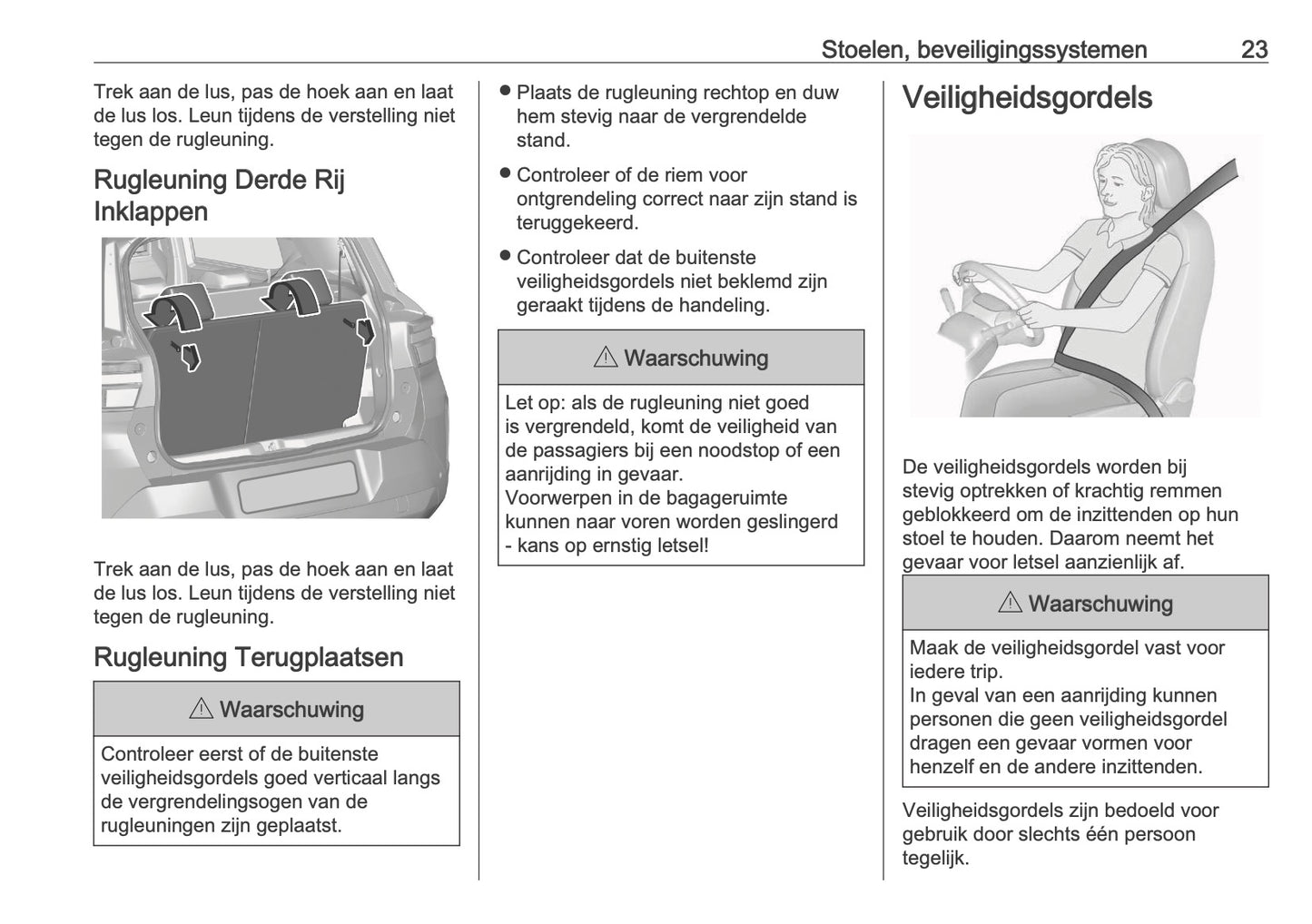 2025-2026 Opel Frontera Owner's Manual | Dutch