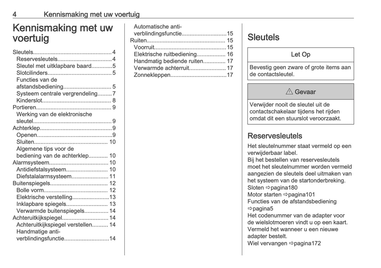 2025-2026 Opel Frontera Owner's Manual | Dutch