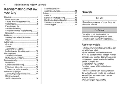 2025-2026 Opel Frontera Owner's Manual | Dutch