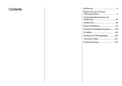 2024-2025 Opel Grandland Owner's Manual | German