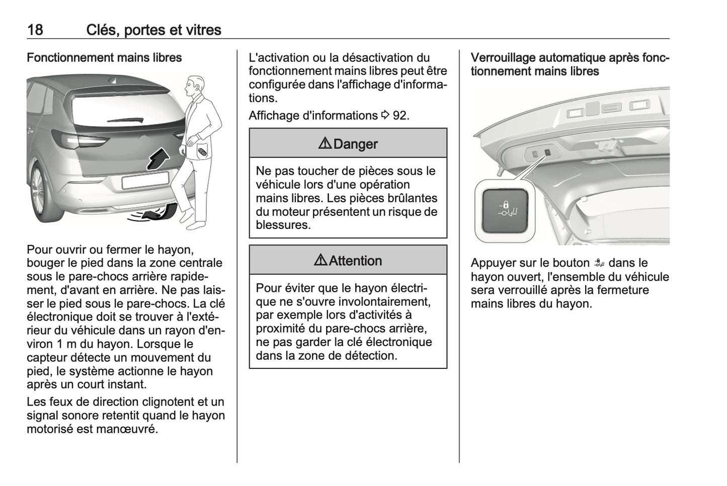 2023-2024 Opel Grandland Manuel du propriétaire | Français