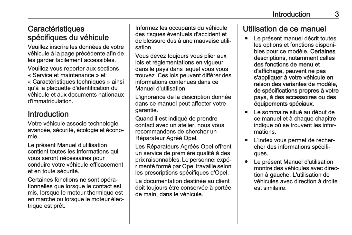 2023-2024 Opel Grandland Manuel du propriétaire | Français