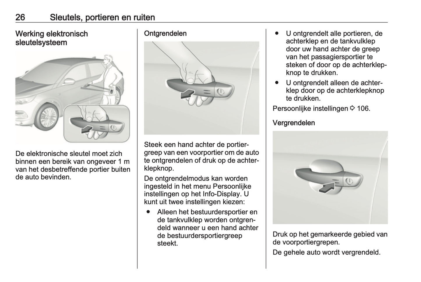 2019-2020 Opel Grandland X Owner's Manual | Dutch