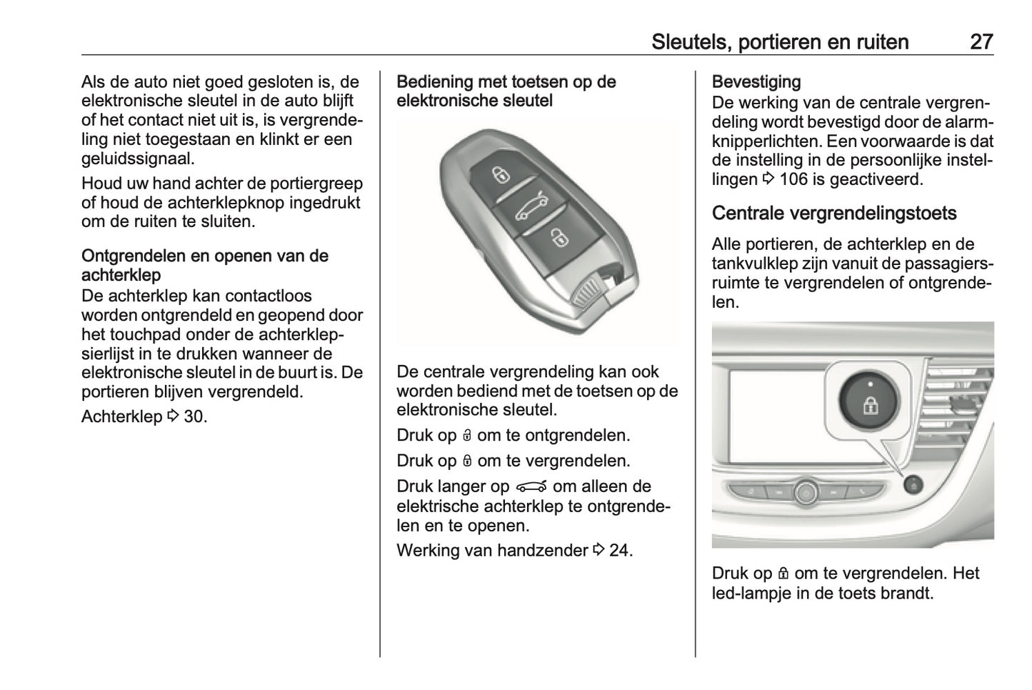 2019-2020 Opel Grandland X Owner's Manual | Dutch