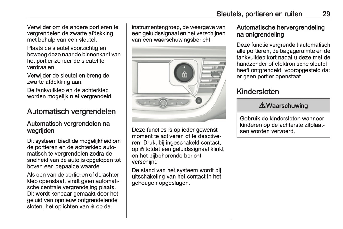 2019-2020 Opel Grandland X Owner's Manual | Dutch