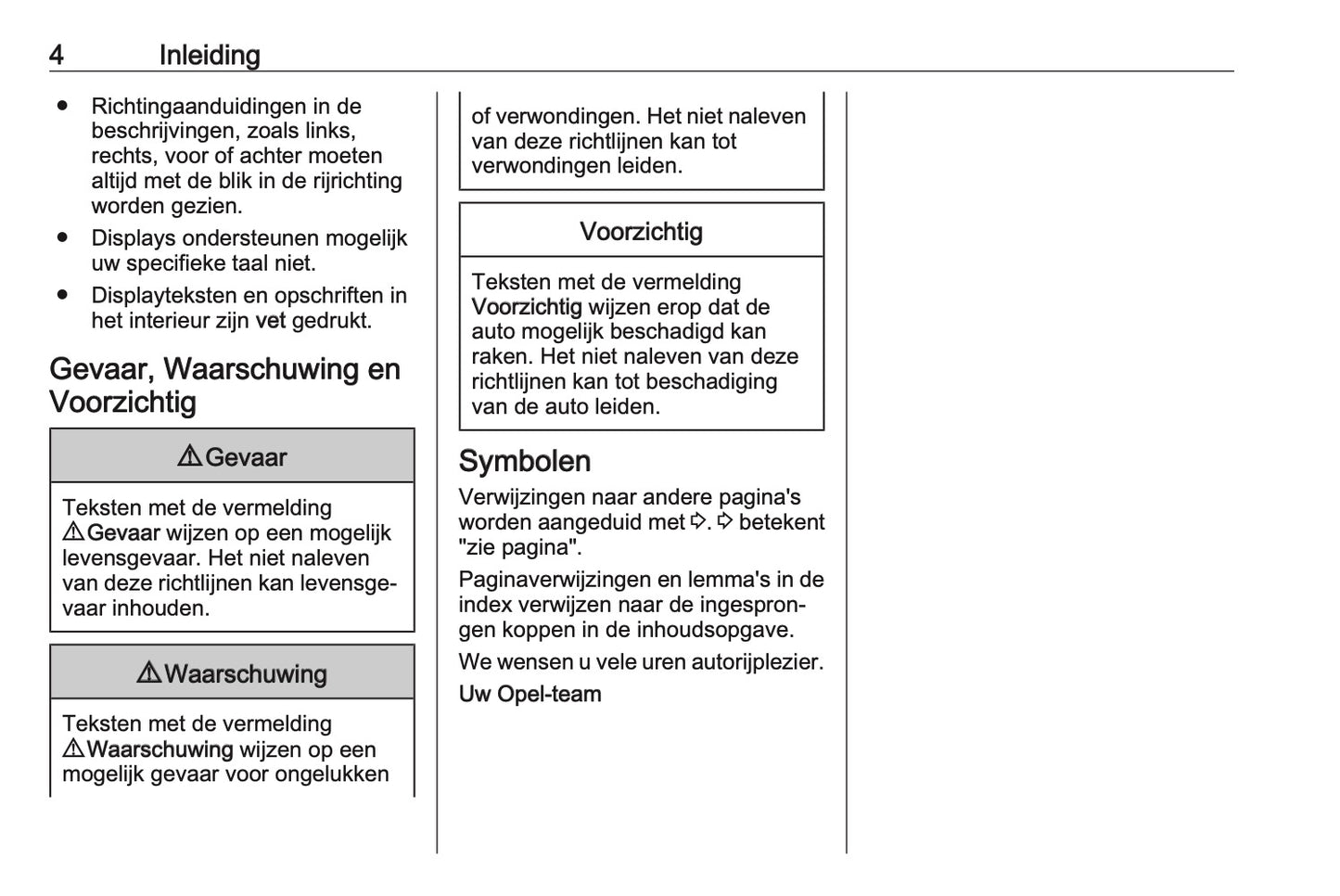 2019-2020 Opel Grandland X Owner's Manual | Dutch