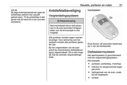 2022 Opel Grandland Owner's Manual | Dutch