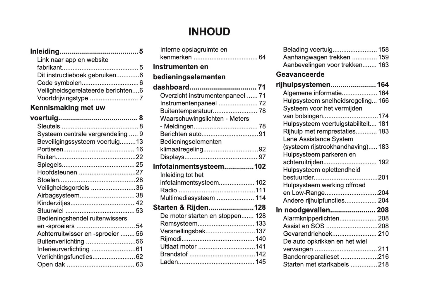 2026 Opel Grandland Owner's Manual | Dutch