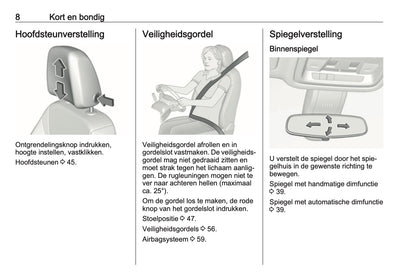 2019 Opel Isignia Owner's Manual | Dutch