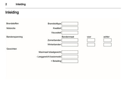 2012 Opel Meriva Owner's Manual | Dutch
