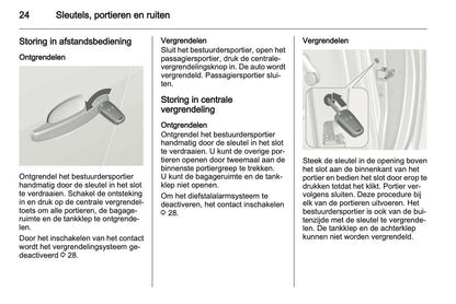 2012 Opel Meriva Owner's Manual | Dutch