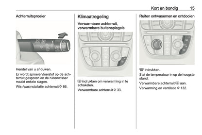 2016-2017 Opel Meriva Owner's Manual | Dutch