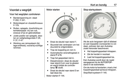 2016-2017 Opel Meriva Owner's Manual | Dutch