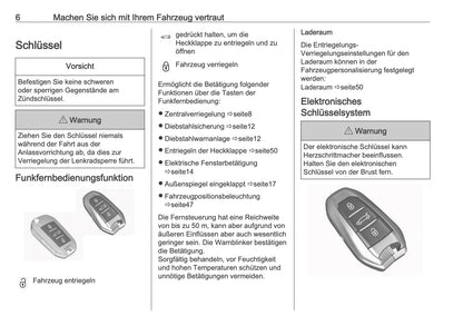 2025-2026 Opel Mokka Owner's Manual | German