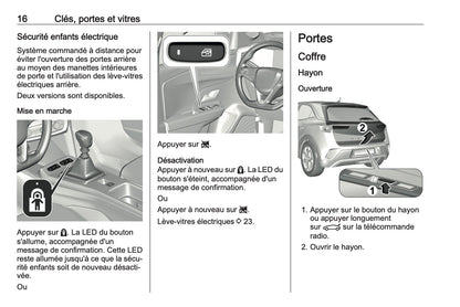2023 Opel Mokka Manuel du propriétaire | Français