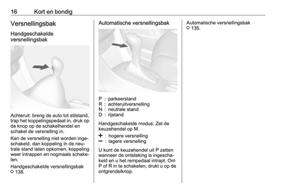 2015-2016 Opel Mokka Owner's Manual | Dutch