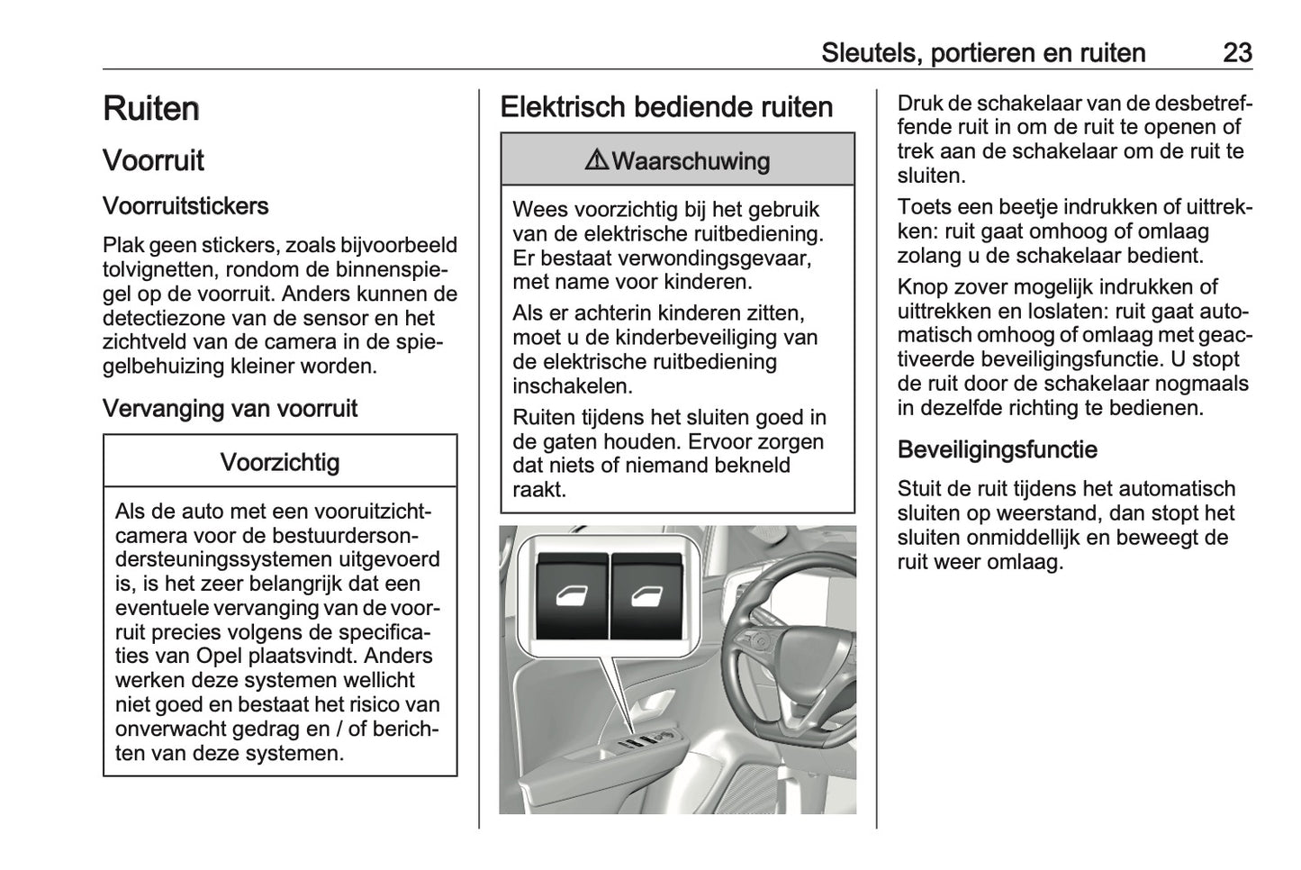 2023 Opel Mokka Owner's Manual | Dutch