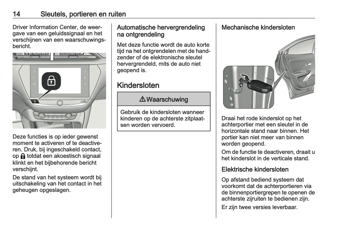 2023-2024 Opel Mokka Owner's Manual | Dutch