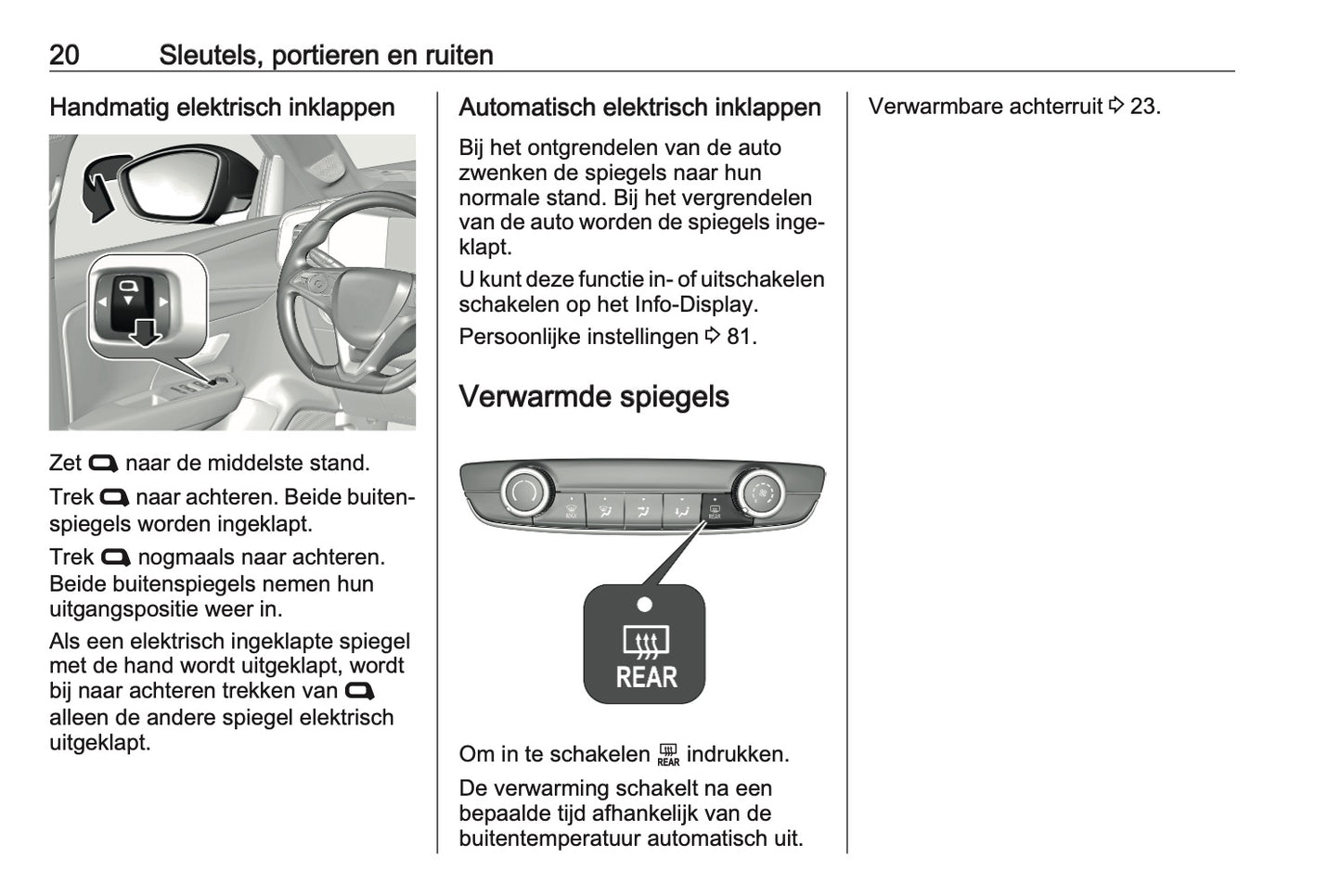 2023-2024 Opel Mokka Owner's Manual | Dutch