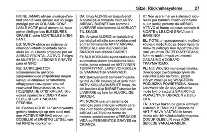 2023-2024 Opel Movano Owner's Manual | German