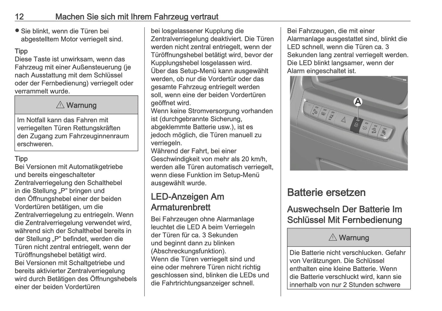 2026 Opel Movano Owner's Manual | German