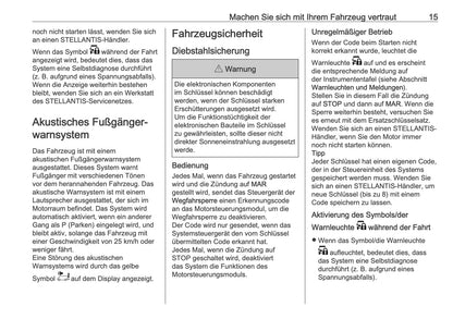 2026 Opel Movano Owner's Manual | German