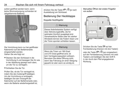 2026 Opel Movano Owner's Manual | German