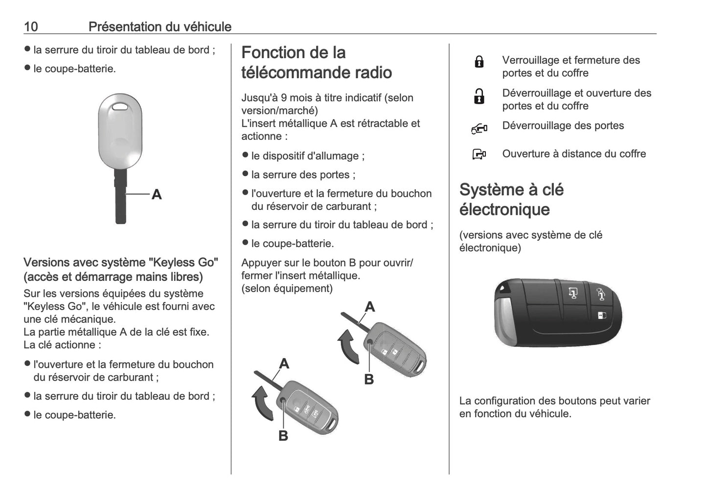 2026 Opel Movano Owner's Manual | French
