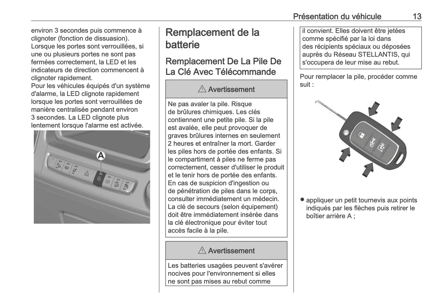 2026 Opel Movano Owner's Manual | French