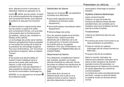 2026 Opel Movano Owner's Manual | French