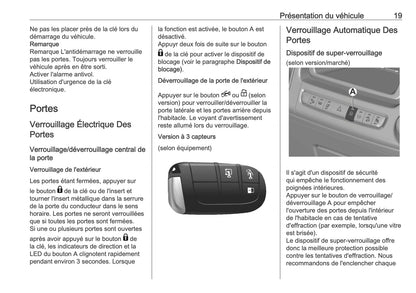 2026 Opel Movano Owner's Manual | French
