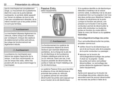 2026 Opel Movano Owner's Manual | French