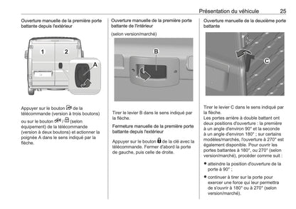 2026 Opel Movano Owner's Manual | French